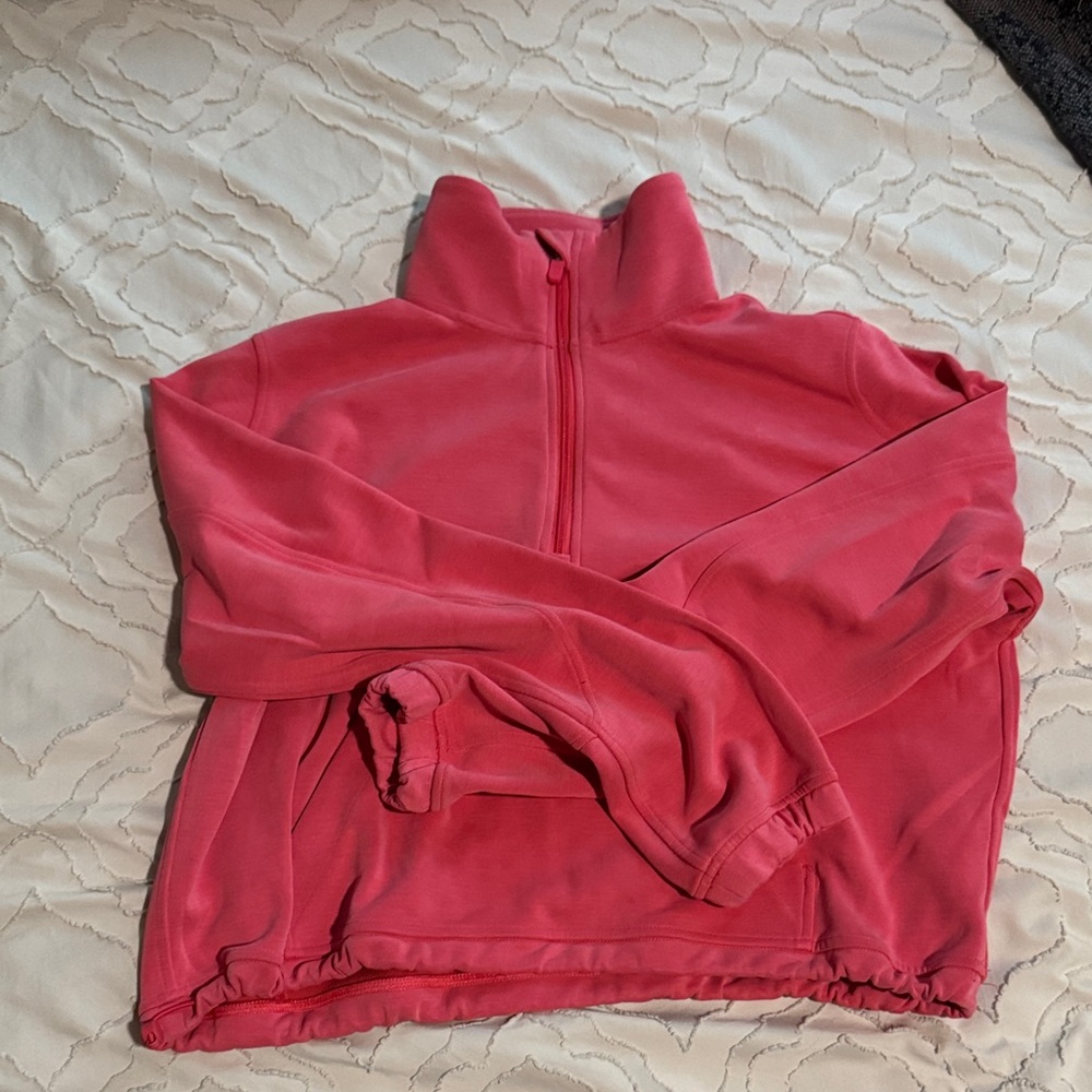 Glaze Pink Softreme Half Zip - Size 6